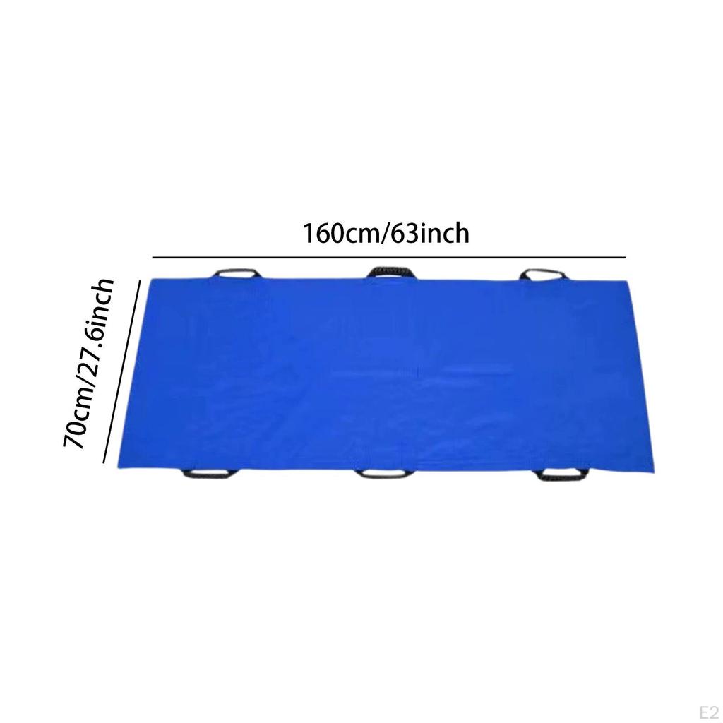 Lifting Transfer Sheet Multiuse with Reinforced Handles Positioning Bed Pad