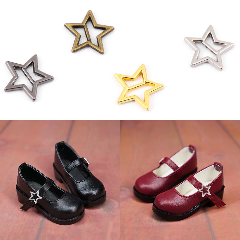 colors Mini Ultra-small Diy Dolls Buckles Tri-glide Star Buckle Doll Bags Accessories Belt Buttons