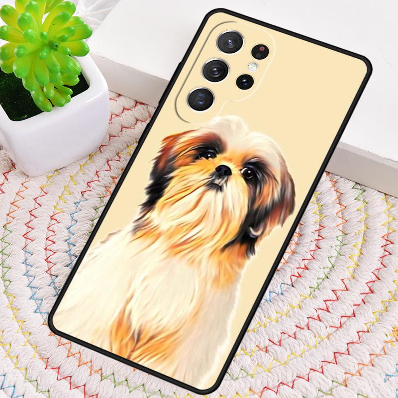 Shih Tzu Dog TPU Phone Case For Samsung Galaxy note 10 pro S26 S25 S24 S23 S22 Ultra Plus S21 FE S20 Shockproof Cover