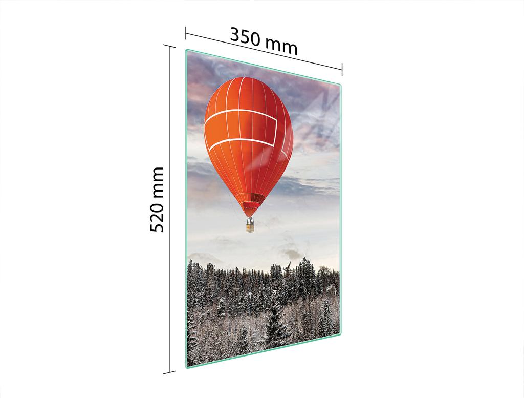 SZKLANA DESKA DO KROJENIA 35x52 BALON