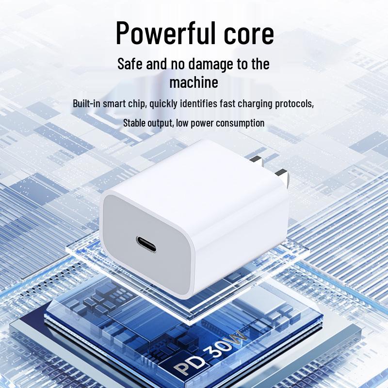 30W PD Fast Charger for Apple iPhone 16/16 Pro/16 Pro Max