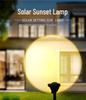 Solar Tree Spotlight for Outdoor Gardens - Illuminate Your Landscape with Sunset Glow