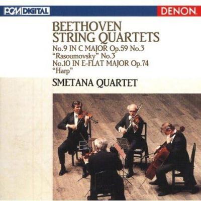 CD SMETANA QUARTET BEETHOVEN  Beethoven String Quartet No. 9 Ra COCO73169  2010 Japan ObiClassical Used