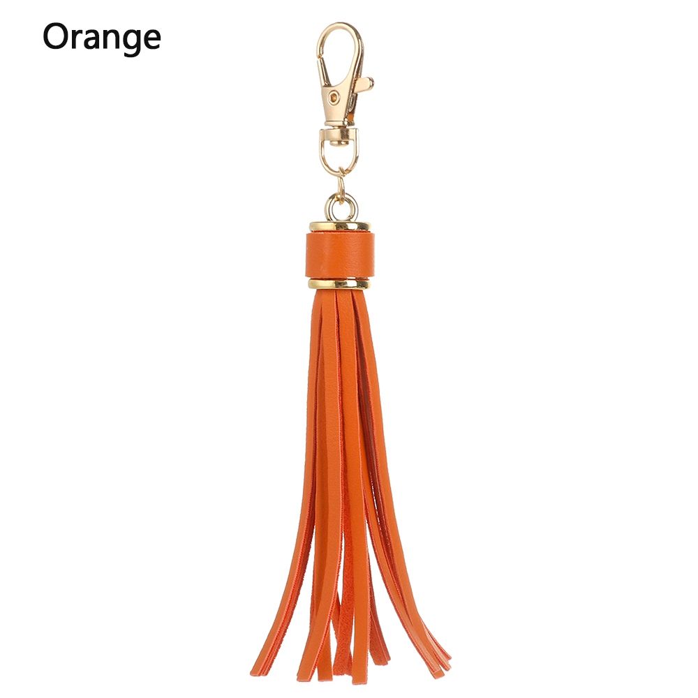 Fashion Bag Accessory Fringe Jewelry PU Leather Tassels Tassel Key Chain KeyRing KeyChain Strap
