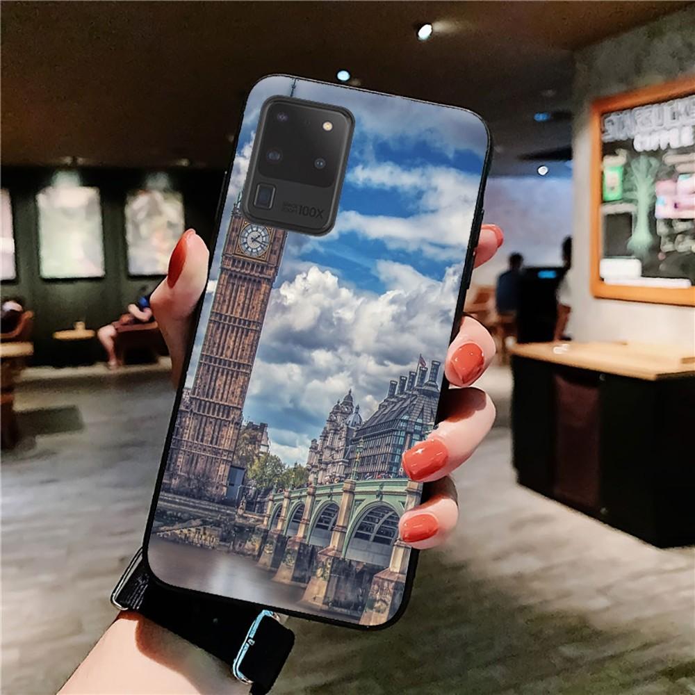London Bus England Telephone Phone Case For Samsung S 9 10 20 21 22 23 30 23 24 plus lite Ultra FE S10lite Fundas