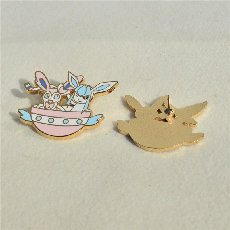 Anime Game Pokemon Brooches for Clothing Women Men Badges Lapel Pins for Backpack Hard Enamel Pins Fashion Accessories