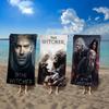 Hot-The-W-Witcher-Game Microfiber Blanket Quick Drying Beach Towels Oversized Printing Super Absorbent Pool Towel Blanket