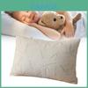 Memory Foam Luxury Pillow With Cool Silk Knit Cover For Adult Sleep Comfort