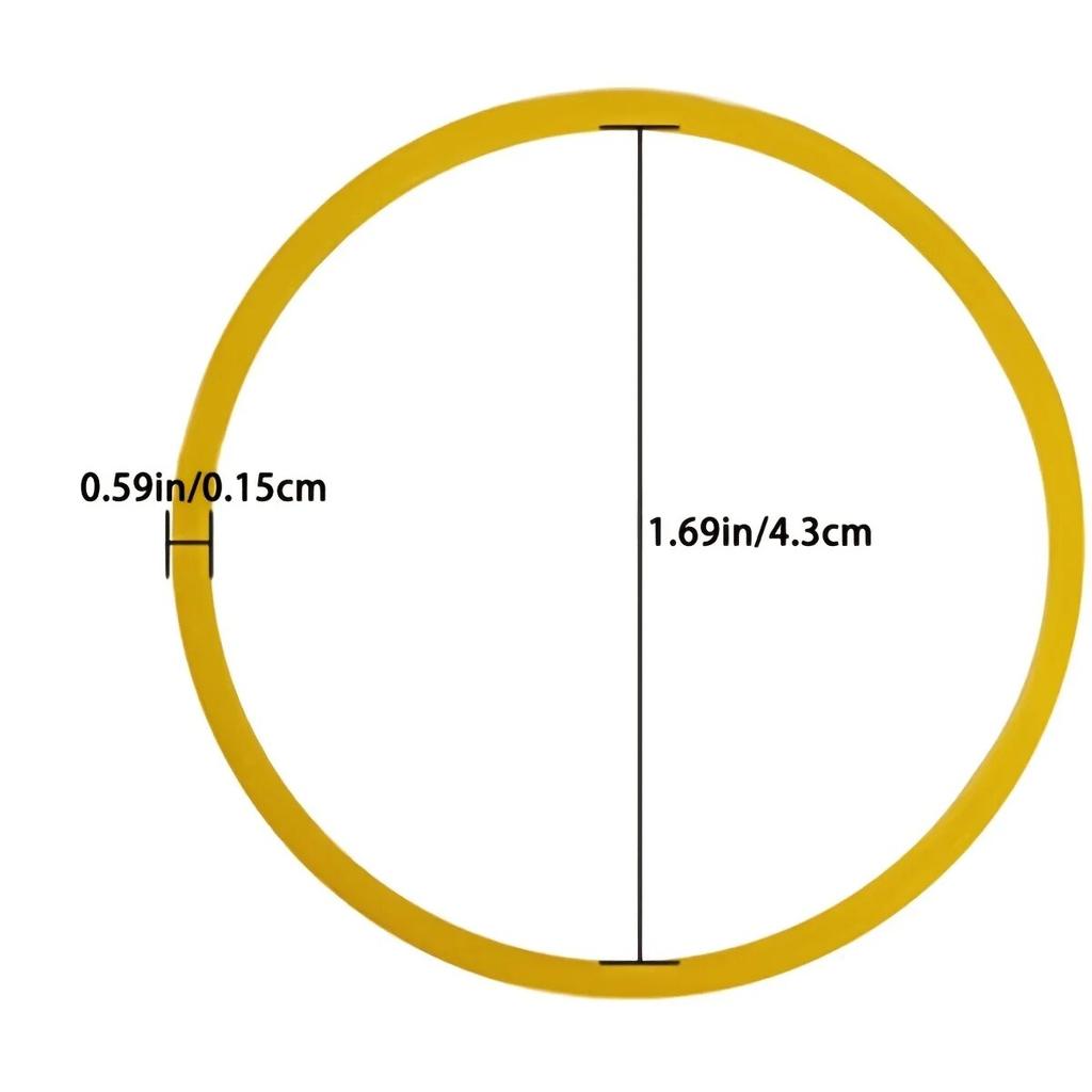 100/200pcs Yellow Strong Adjustable Elastic Rubber Ring, Student Office Supplies, Stationery, Rubber Band, Cow Band