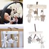 Stroller Toys Baby Hanging Rattle Toys Soft Baby Music Plush Activity Crib Mobie Rabbit Star Shape for Toddlers Baby  Boys Girls