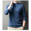 Men S Stand Collar Solid Color Long Sleeve Fleece Casual Base Shirt