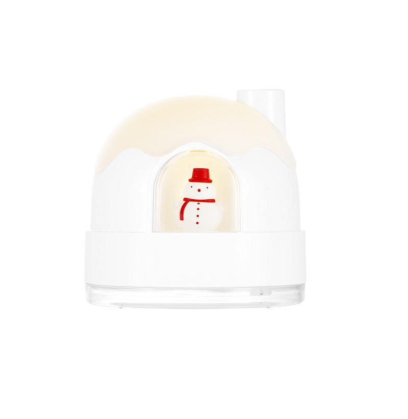 Igloo USB Mini Humidifier & Night Light - Cute Desktop Air Atomizer & Atmosphere Light