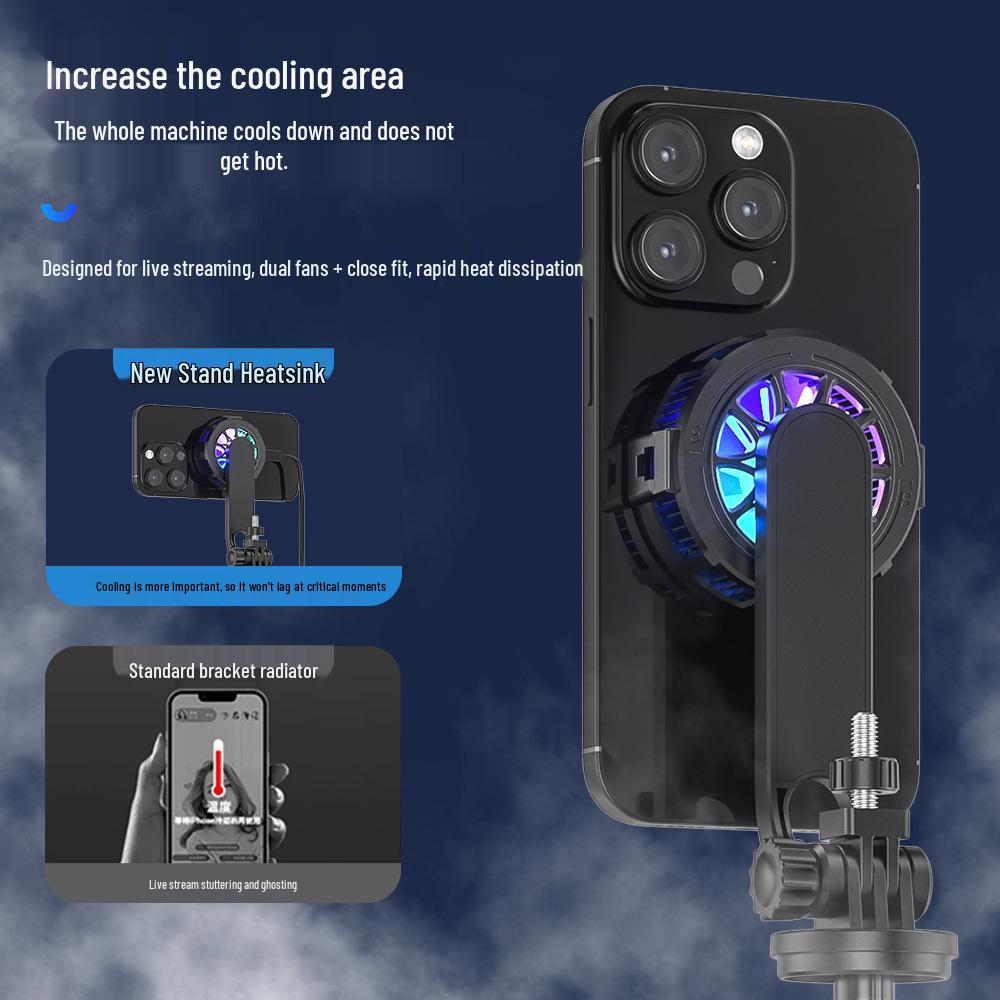 Magnetic Selfie Stick & Stabilizer: Universal Tripod Stand for Live Broadcasts