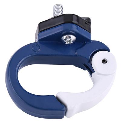 Sac Universel en Alliage d'Aluminium pour Casque de Moto Support de Transport Crochet Cintre Griffe Bleu