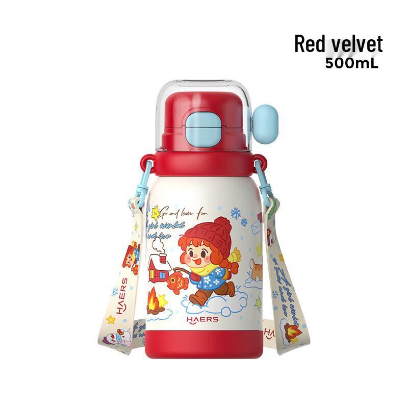 HAERS Children s 3-in-1 Thermos Cup with Anti-slip Sleeve