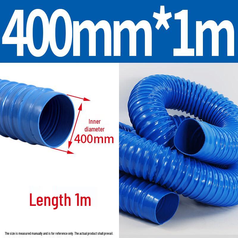 Blue PVC Telescopic Vacuum Hose