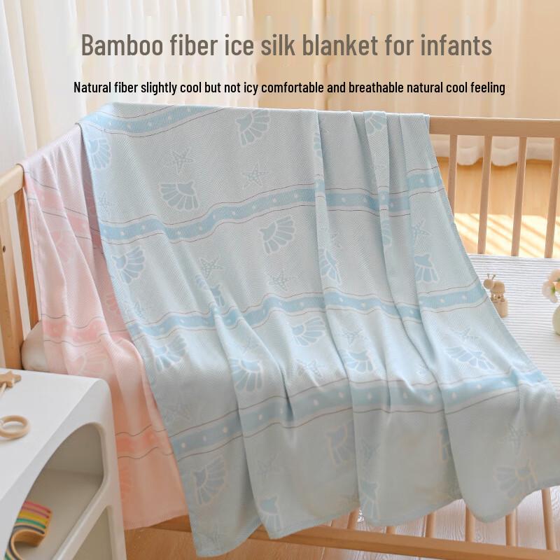 GPPNKC Bamboo Fiber Ice Silk Summer Blanket