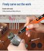 Handheld Electric Grinding Pen with Light & Digital Display for Carving, Polishing & Drilling