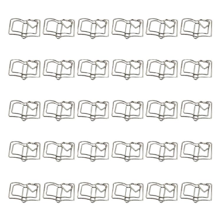 30Pcs Book Shape Paperclips Metal File Paper Clip Metal Bookmarks Clips for Display Hanging File Document Postcard