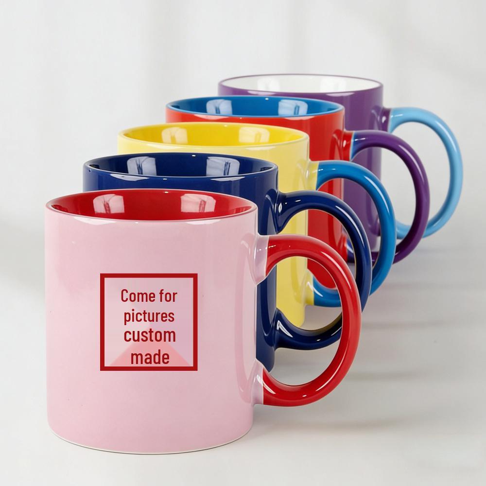 Customized Logo Ceramic Coffee Mugs for Office, Home, or Festivals
