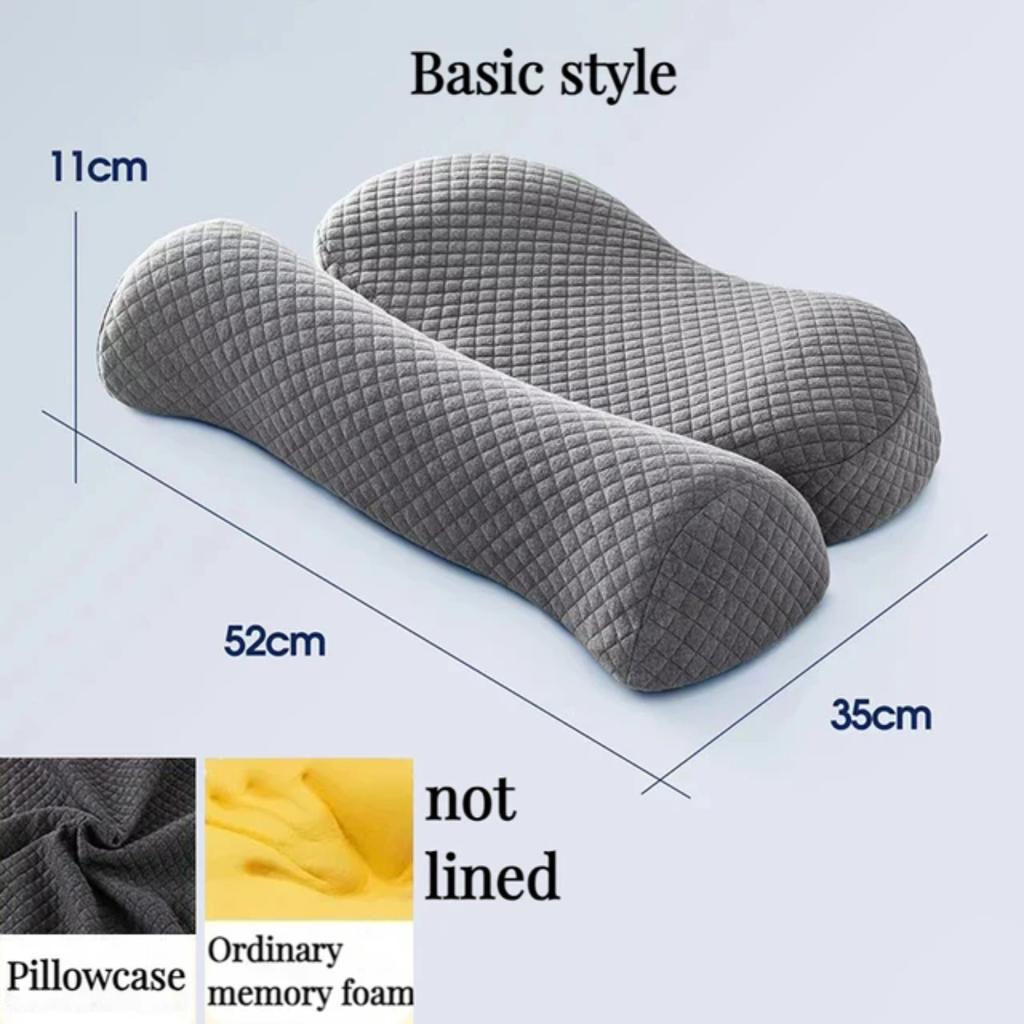 New Upgrade Your Comfort with Luxuriously Soft Orthopedic Memory Foam Cervical Cushion - Ergonomically Designed for Superior Sup