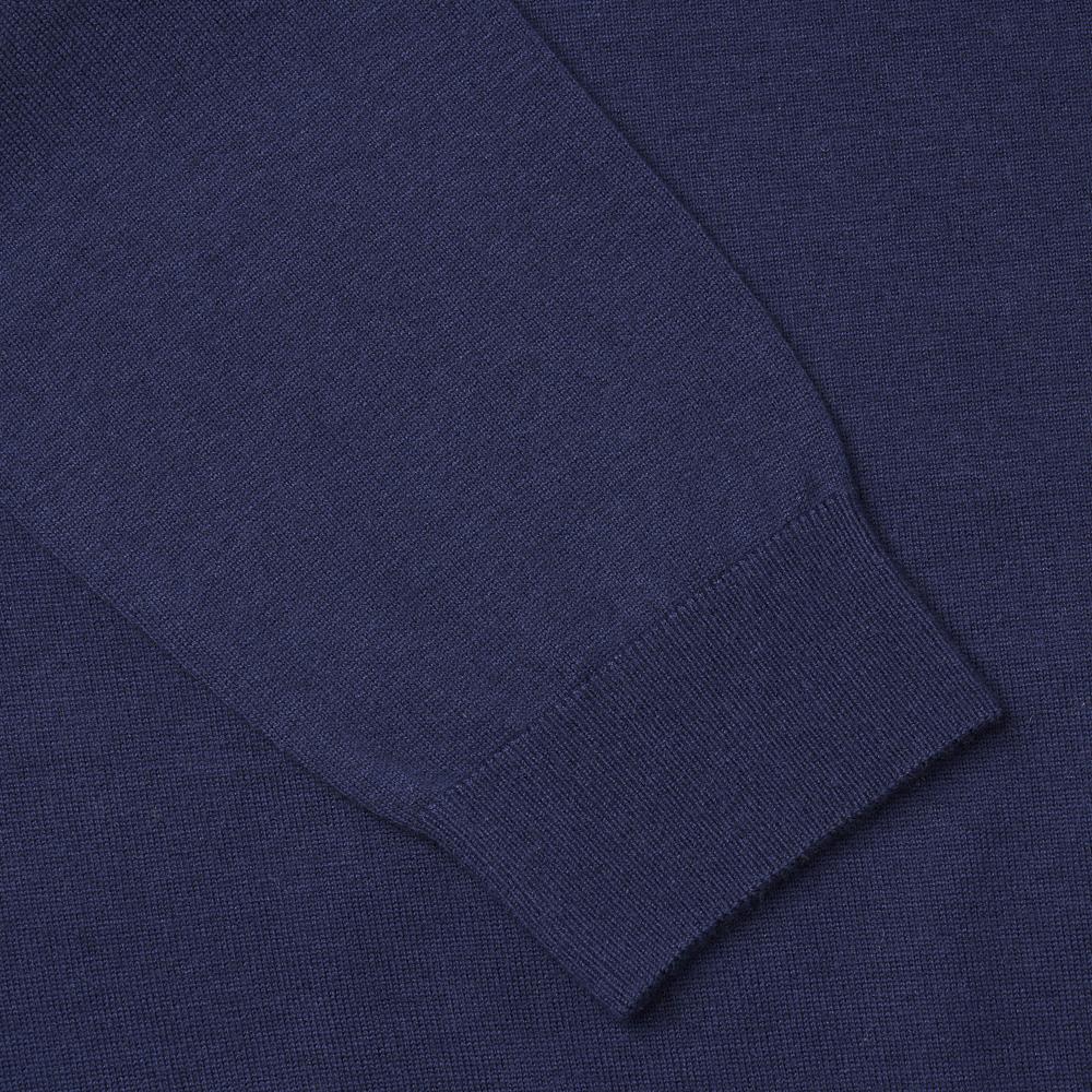 VERNO [Casual] Cashtouch Crew-Neck Knit Navy_Relax-Fit