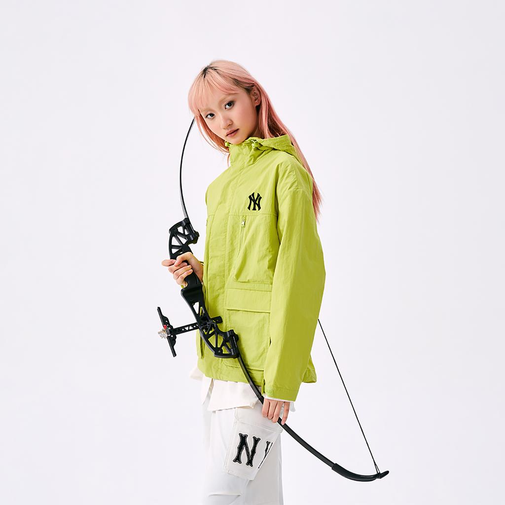 New MLB New York Yankees Jackets Coats Unisex Light Olive Green 3AWJB0751-50OLL