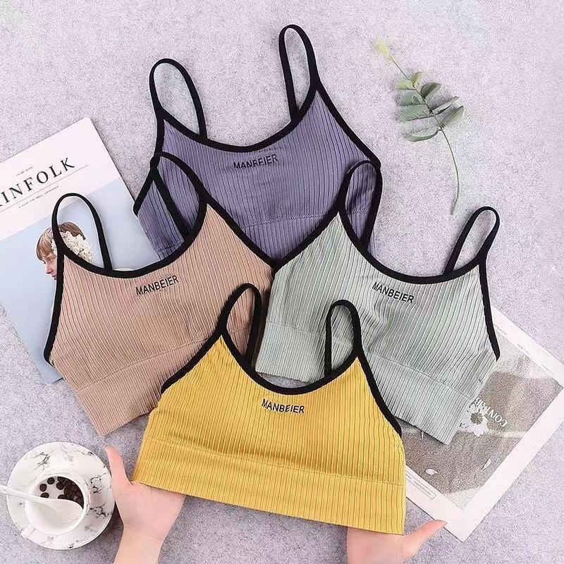 New Sports Bra For Women Gym Sexy Crop Top Bra Women Cotton Underwear Soft Comfort Tube Tops Female Brassiere Tops For Girls