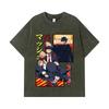 275 GSM Gewaschene T-Shirts 100% Baumwolle Mashle V3 Mash Druck Unisex Schweres Baumwoll-T-Shirt