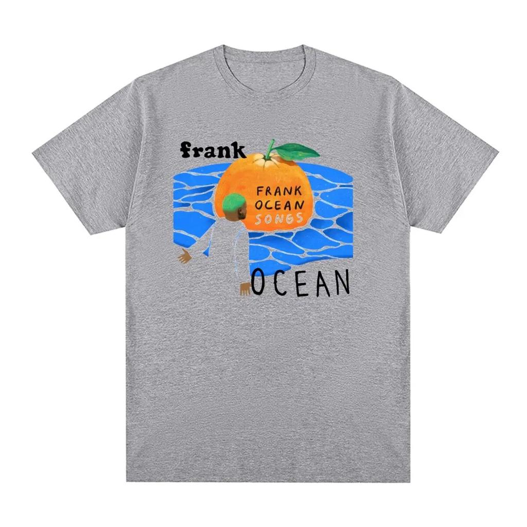 Frank Vintage T-shirt Blond Hip Hop Rapper Harajuku Streetwear Cotton Unisex T Shirt New Tee Tshirt Womens Tops