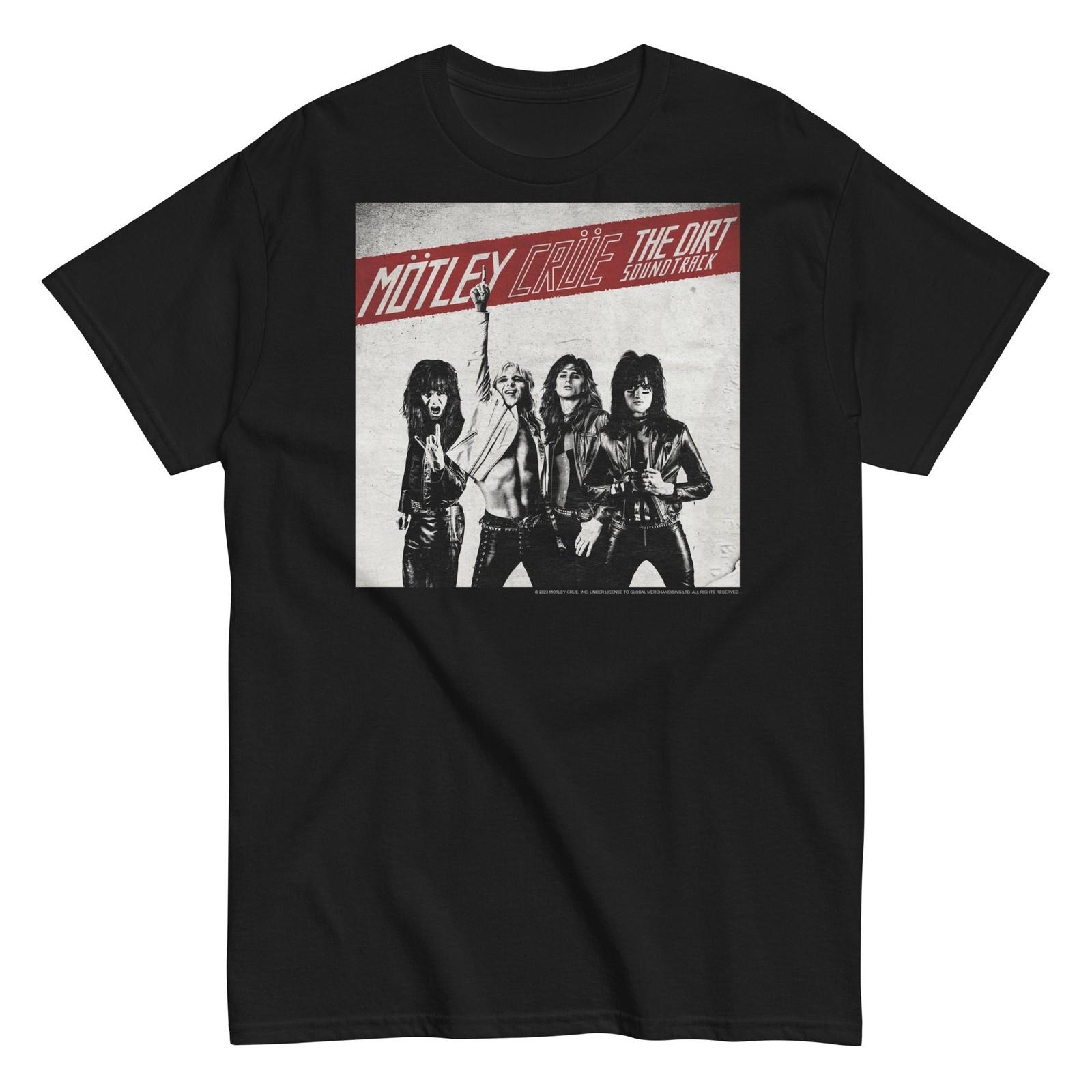 MerchMoment Motley Crue - The Dirt Cover T- T- Black New Unisex T-Shirt XXL
