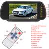 12V/24V Reverse Priority Auto Parking Assist HD Video Support LED Rearview Monitor Automotive Accessories 7 Inch Screen Car Rearview Mirror Display
