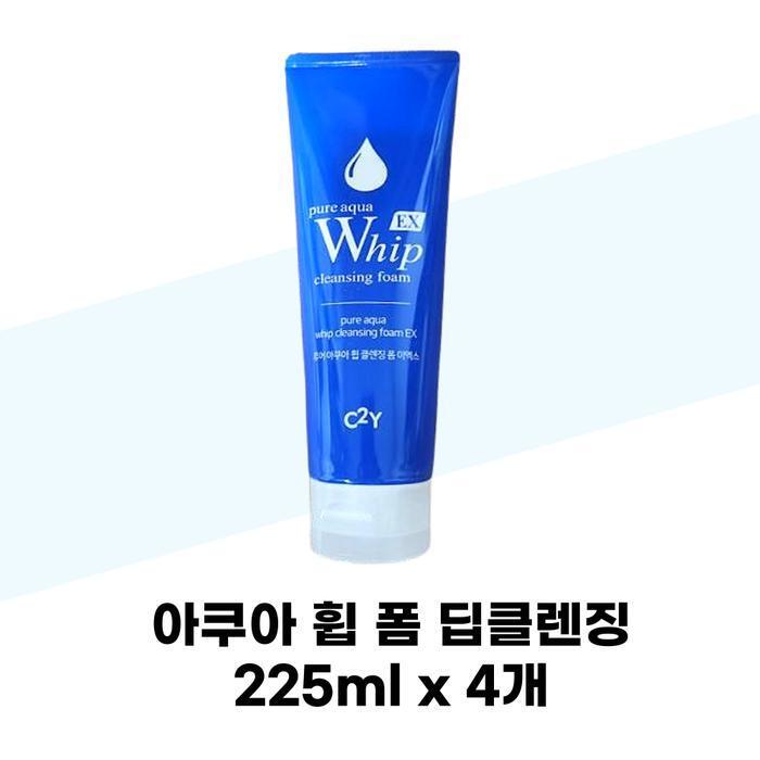 

[C2Y] Aqua Whip Foam Deep Cleansing 225ml x 4 Large Capacity Mildly Alkaline Cleanser (37541503)