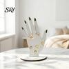 Jewelry Holder Stand Hand Shape Ring Holder, 2D Wooden Display for Bracelet And Earring Rings Necklace, Minimalist Dresser Decor, Decorative
