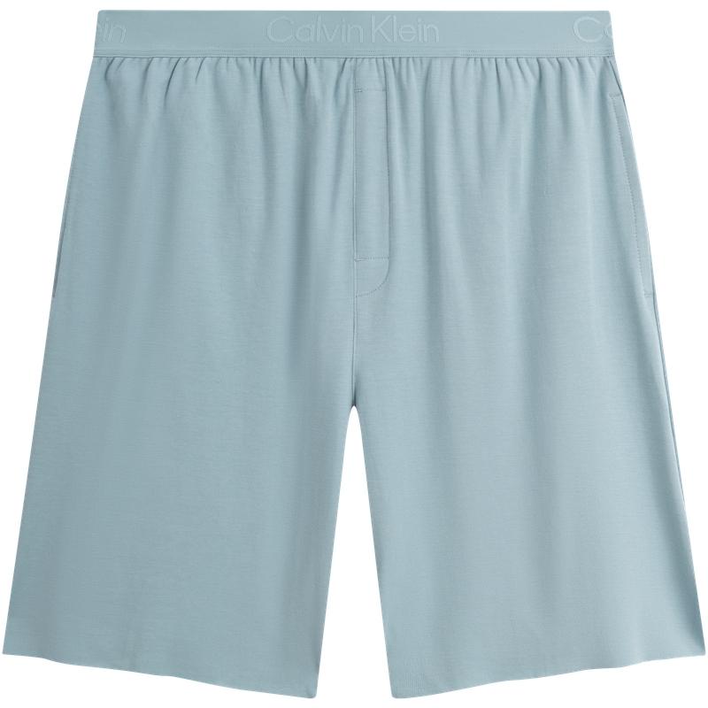 

Calvin Klein Solid Color Comfortable Versatile Straight Leg Boxer Shorts Men bottoms Blue NM2605-CYA L