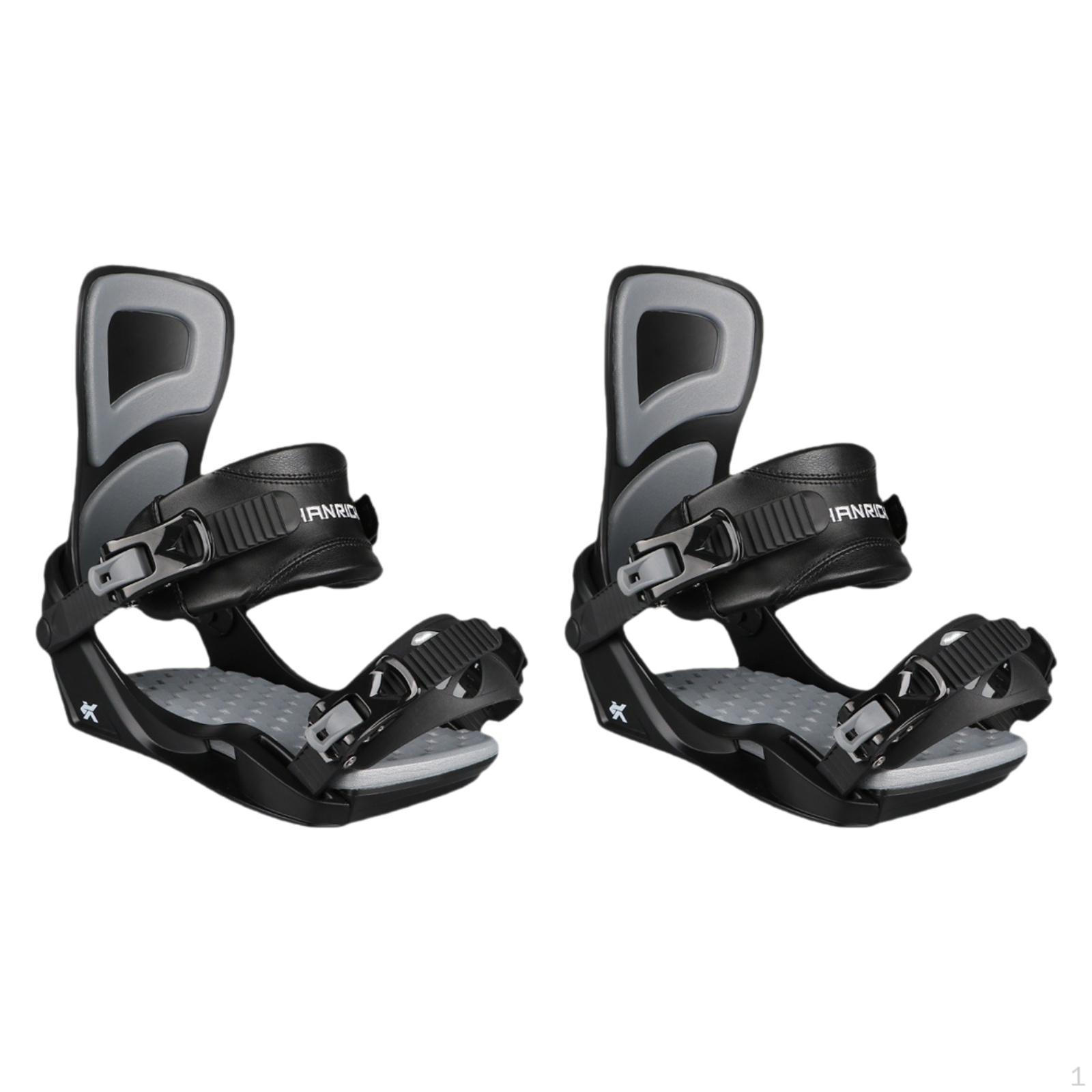 

Крепления для сноубордического снаряжения для мужчин и женщин-новичков Black M