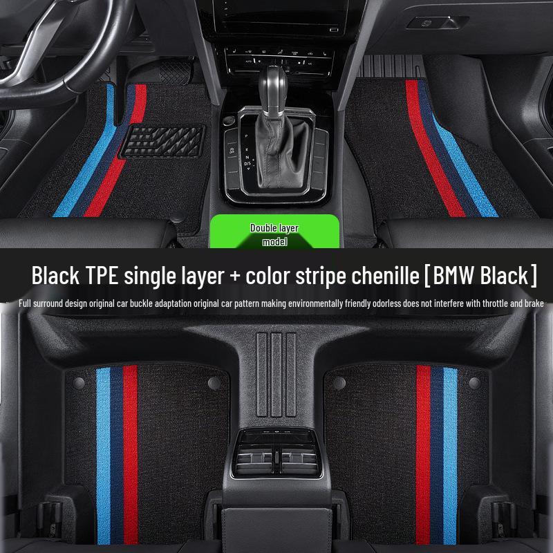 Langlebige, umweltfreundliche, geruchlose, wasserdichte TPE-Autofußmatten für Luxgen U6 & D7.