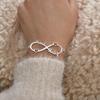 Atoztide Customized Bracelet Personalized Special Chain Nameplate Women Kids Stainless Steel Gold Color Bangle Chrismas Gift