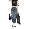 High-Waisted A-Line Denim Skirt for Women - Summer 2024 Thin Style 