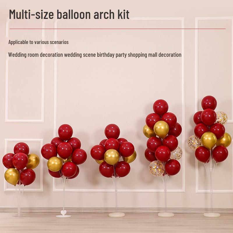 Floor-Standing Balloon Column Stand: Wedding, Birthday, Engagement Decoration