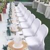 Elastic Wedding Chair Covers Spandex Seat Cover Stretch Slipcover  Dining Party Celebration