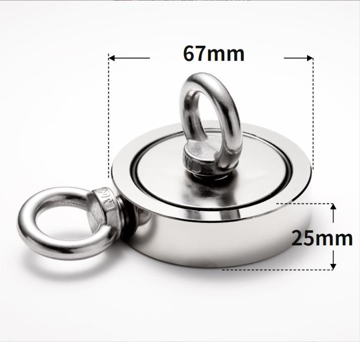 Das Salvage Magic Werkzeug Starker Magnetischer Fixierer Magnet 6* 20-Meter Seil Saugnapf Basis Tiefsee Give Away Handschuhe