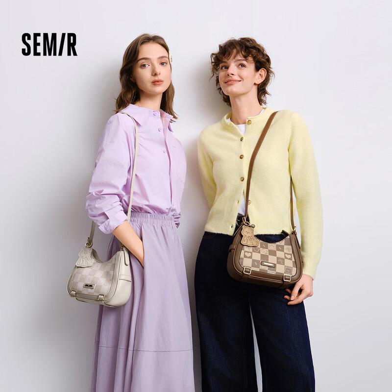 Semir Women s 2025 Plaid Shoulder & Crossbody Bag One Size