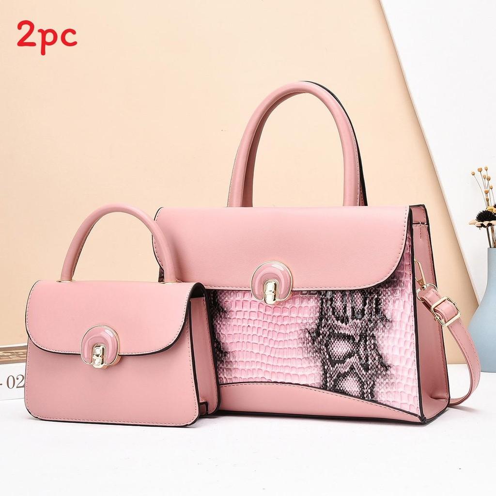 Mother Capacity Large And Child Package With Serpentine Print Design Daily For