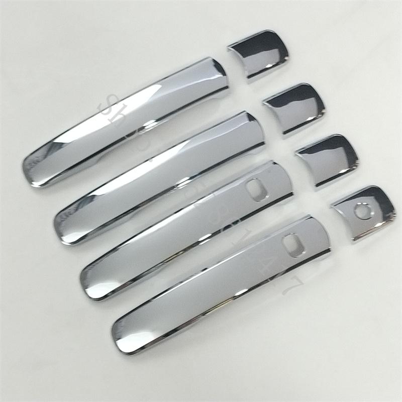 For 2008 2009~2013 Nissan X-Trail X Trail T31 ABS Chrome Door Handle Bowl Door Handle Cover Protective Trim Car Accessories
