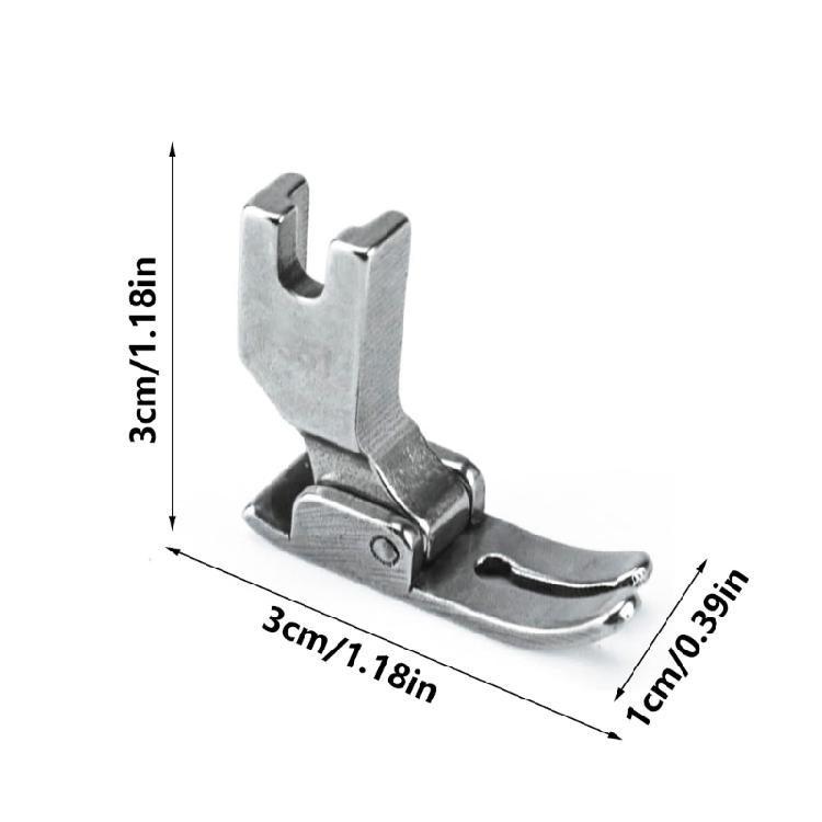 Pack of 3 Sewing Machine Presser Feet Set Steel Fabric Sewing Feet Suitable for Enhancing Durability and Seam Accuracy