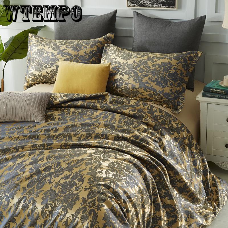 Modal Cotton Jacquard Bedding Set Lace Edge Duvet Cover Set Bed Set Luxury Bedcloth Weddingbuy