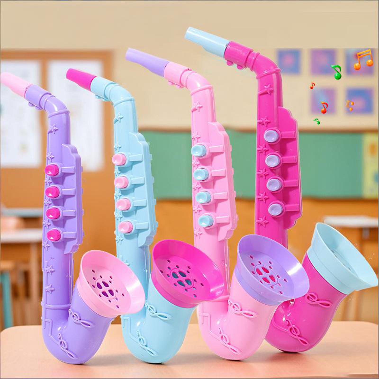 

Multifunctional Children s Saxophone Plastic Musical Instrument Toy, Sound-making Toy, Early Childhood Education Tool (random Color) One Size