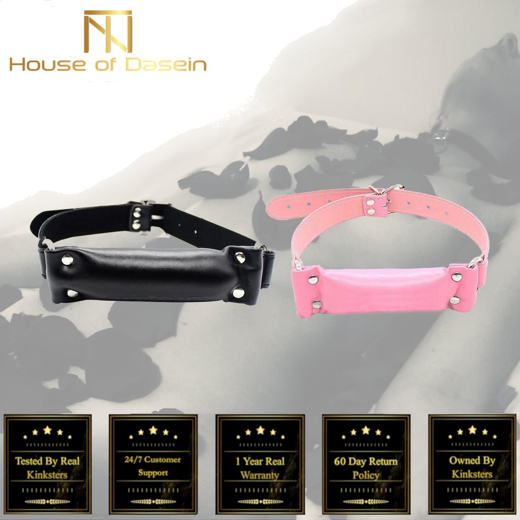 Black Pink Bit Pet Play Pony Horse Puppy Mouth Gag Restraints Gags