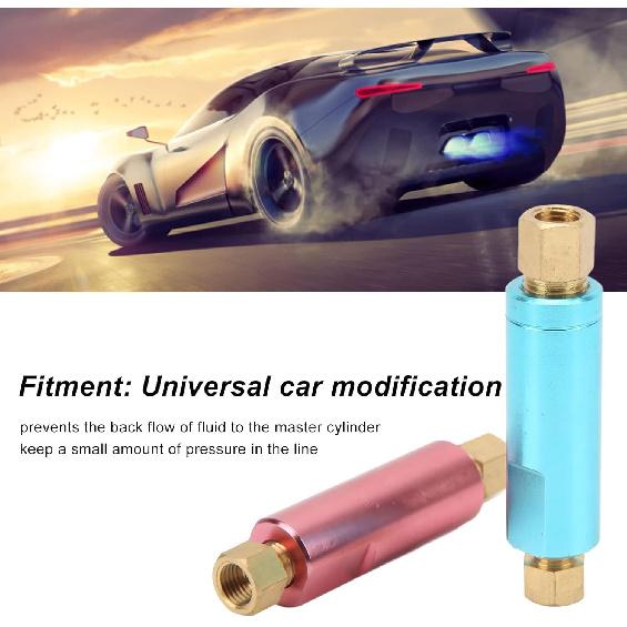 Druckventil 2 Stück Ventil Metall Bremsdruck Prüfventil Universal für Rennwagen